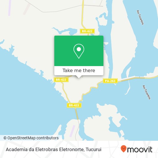 Mapa Academia da Eletrobras Eletronorte