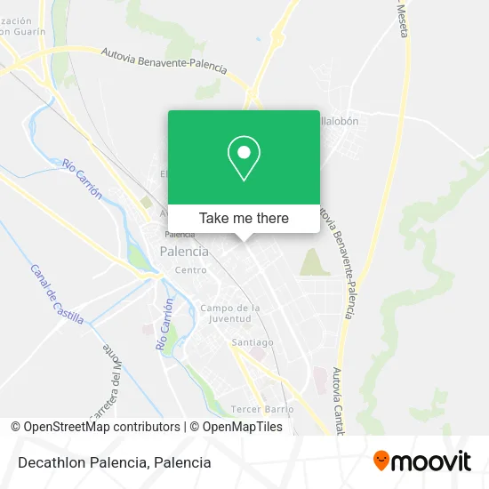 Decathlon Palencia map