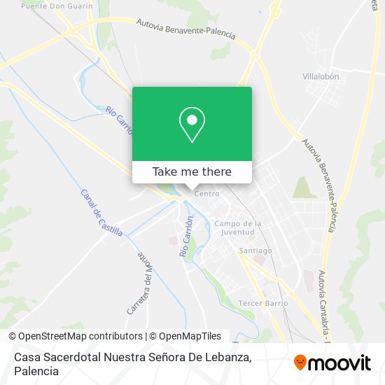 Casa Sacerdotal Nuestra Señora De Lebanza map
