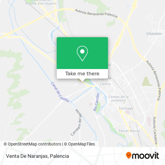 Venta De Naranjas map