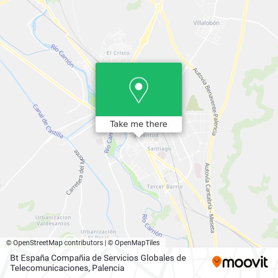 Bt España Compañia de Servicios Globales de Telecomunicaciones map