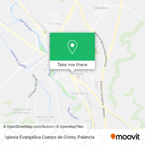 Iglesia Evangélica Cuerpo de Cristo map