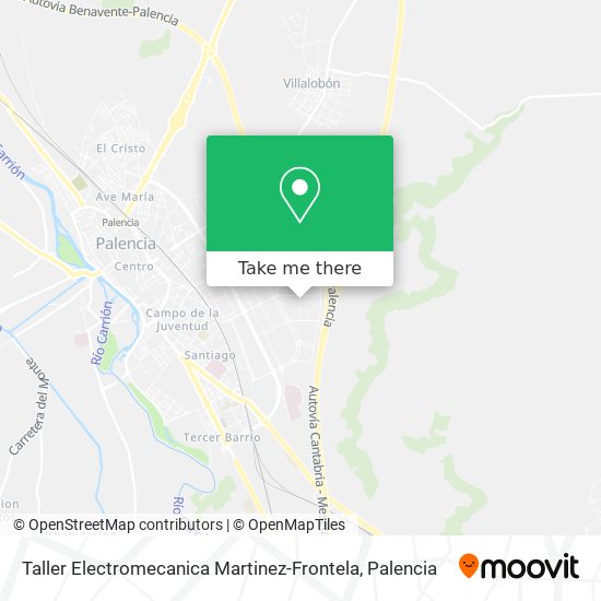 Taller Electromecanica Martinez-Frontela map