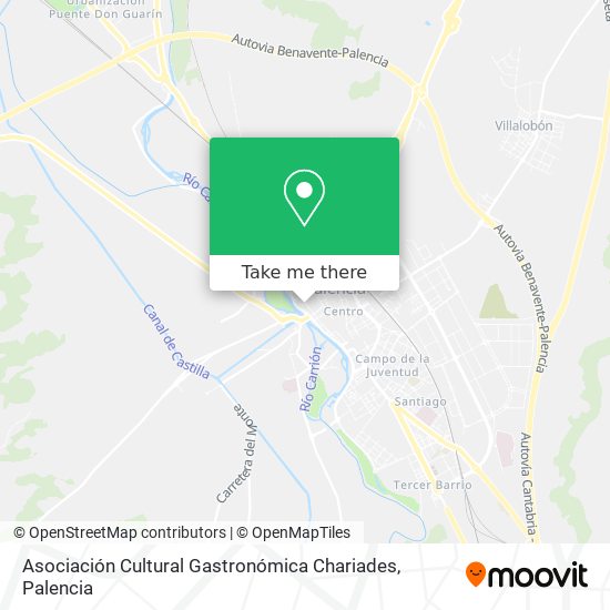 Asociación Cultural Gastronómica Chariades map