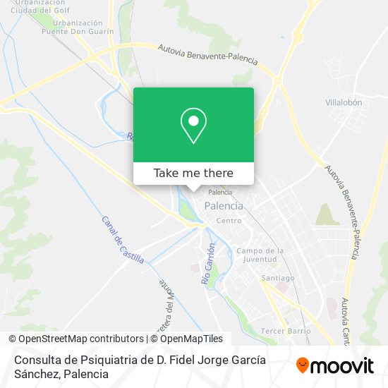 Consulta de Psiquiatria de D. Fidel Jorge García Sánchez map
