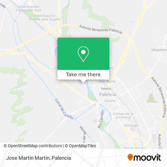 Jose Martin Martin map