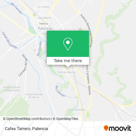 mapa Cafes Tarrero