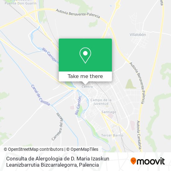 Consulta de Alergologia de D. Maria Izaskun Leanizbarrutia Bizcarralegorra map