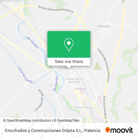 Encofrados y Construcciones Grijota S.L. map