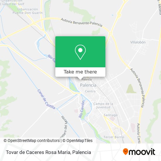 Tovar de Caceres Rosa Maria map