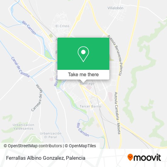 Ferrallas Albino Gonzalez map