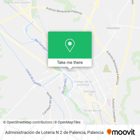 Administración de Lotería N 2 de Palencia map