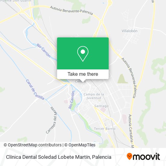 Clínica Dental Soledad Lobete Martín map