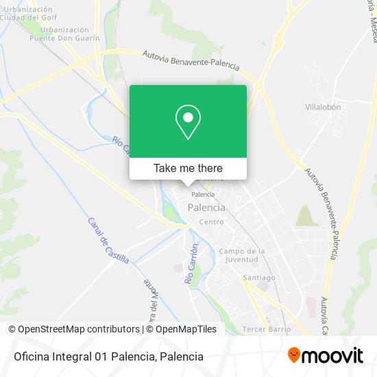 Oficina Integral 01 Palencia map