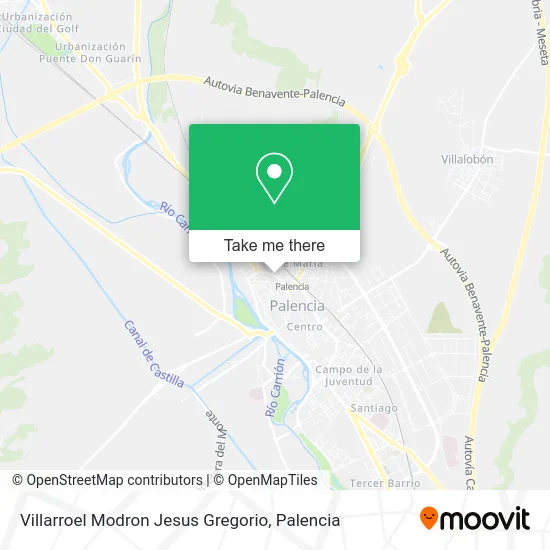 Villarroel Modron Jesus Gregorio map