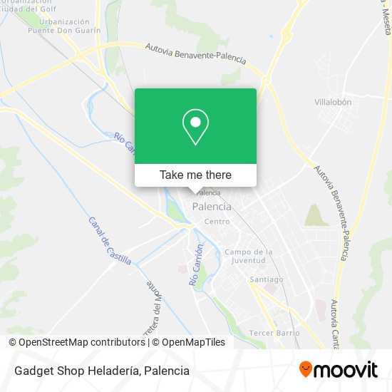 mapa Gadget Shop Heladería