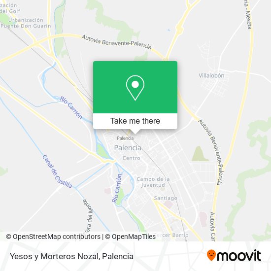 Yesos y Morteros Nozal map