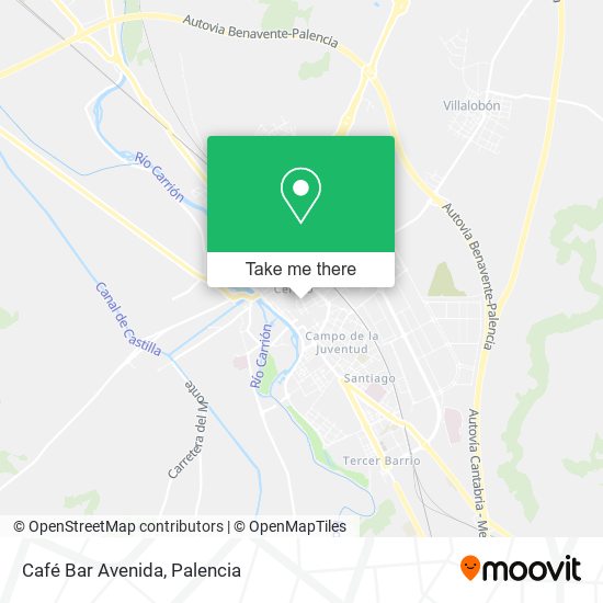 Café Bar Avenida map