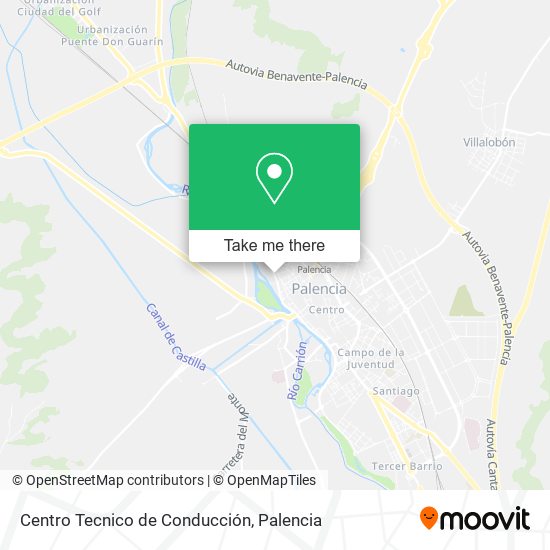 Centro Tecnico de Conducción map