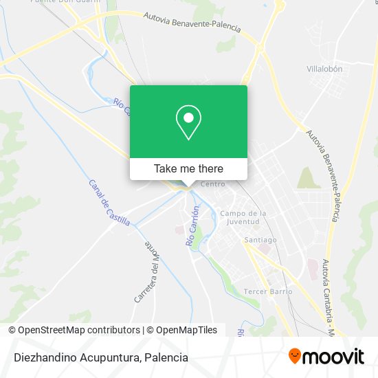Diezhandino Acupuntura map