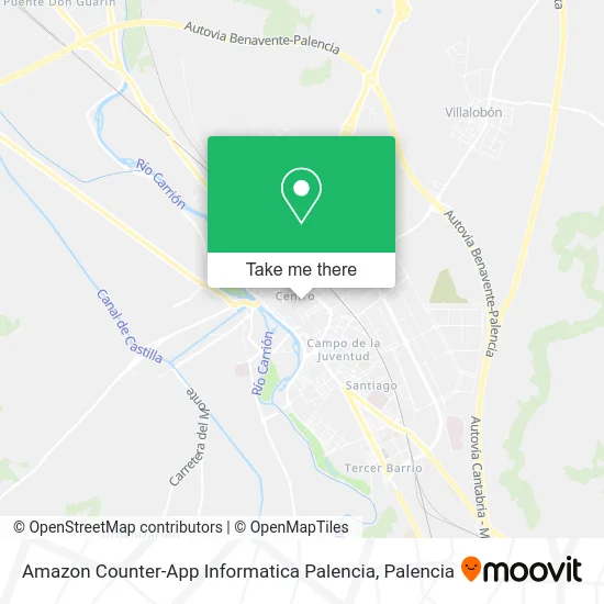 Amazon Counter-App Informatica Palencia map