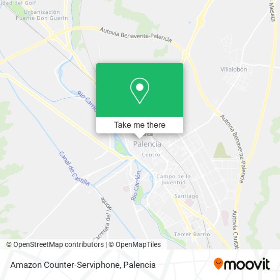 mapa Amazon Counter-Serviphone