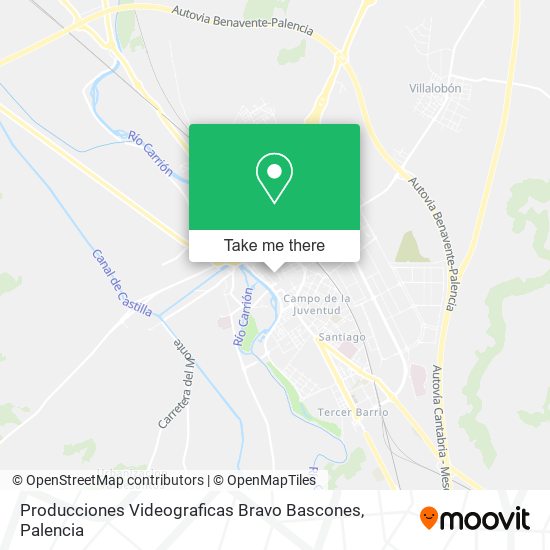 Producciones Videograficas Bravo Bascones map