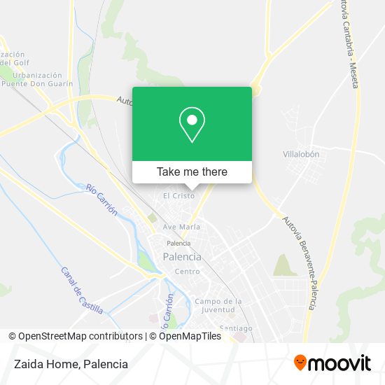 Zaida Home map