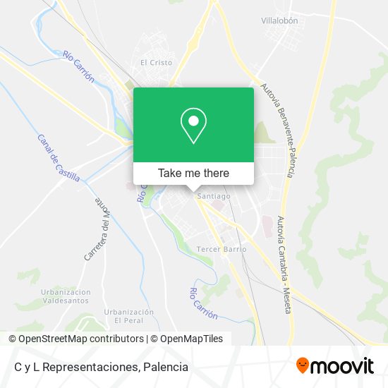 C y L Representaciones map