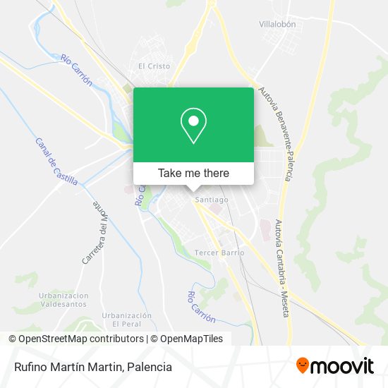 Rufino Martín Martin map