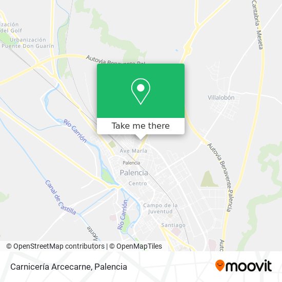 Carnicería Arcecarne map