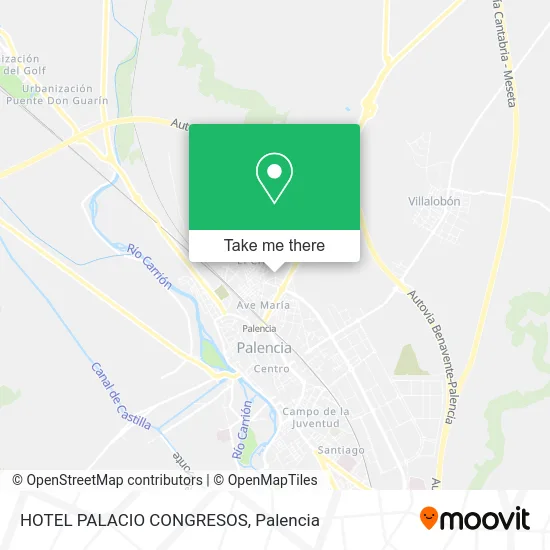 HOTEL PALACIO CONGRESOS map