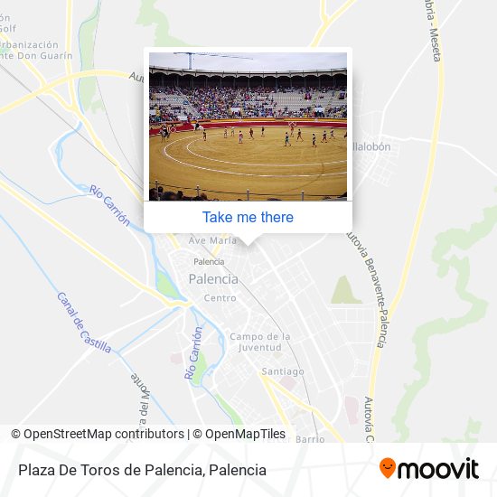 Plaza De Toros de Palencia map