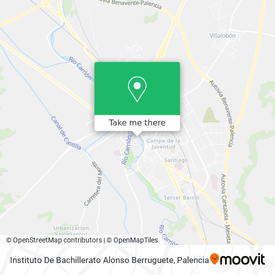 Instituto De Bachillerato Alonso Berruguete map