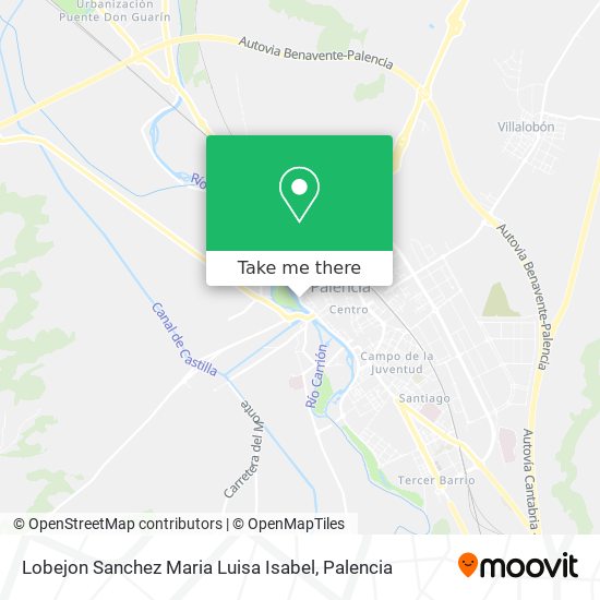 Lobejon Sanchez Maria Luisa Isabel map