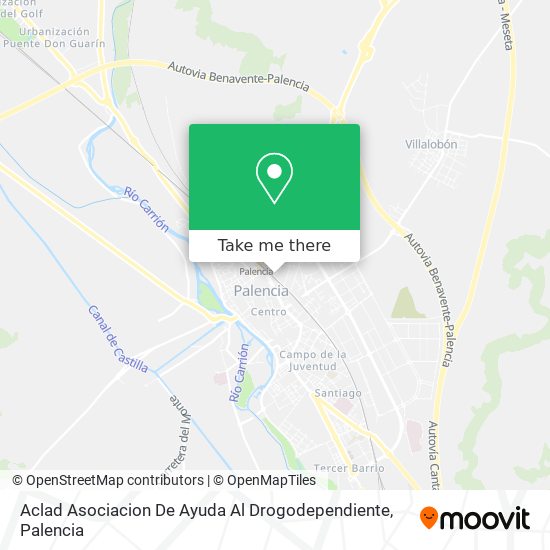 Aclad Asociacion De Ayuda Al Drogodependiente map