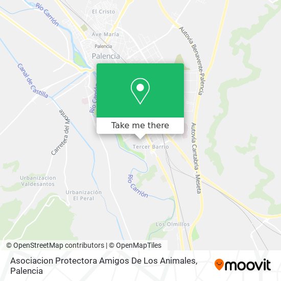Asociacion Protectora Amigos De Los Animales map