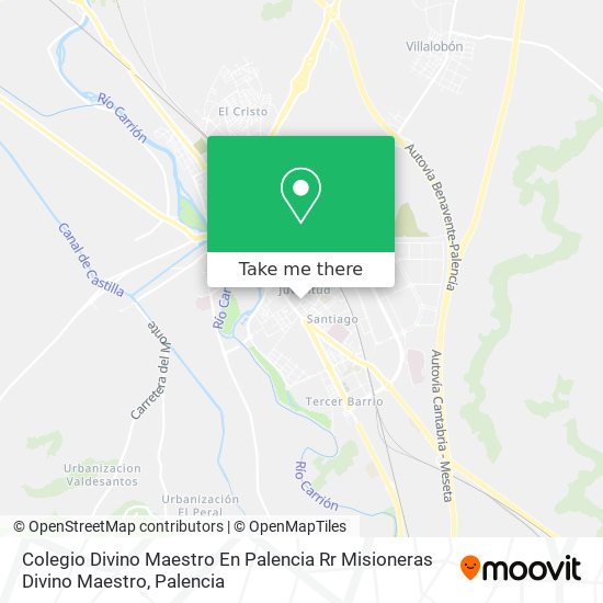 Colegio Divino Maestro En Palencia Rr Misioneras Divino Maestro map