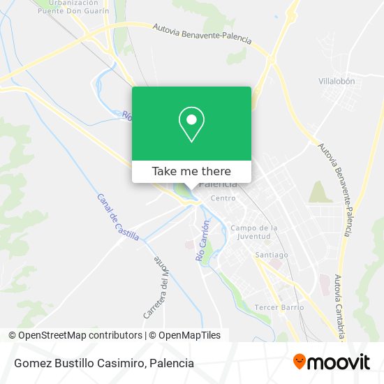 Gomez Bustillo Casimiro map