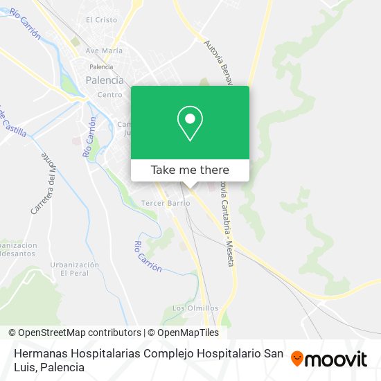 Hermanas Hospitalarias Complejo Hospitalario San Luis map