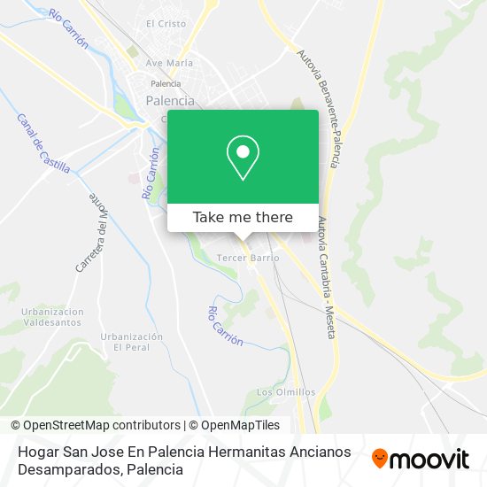 Hogar San Jose En Palencia Hermanitas Ancianos Desamparados map