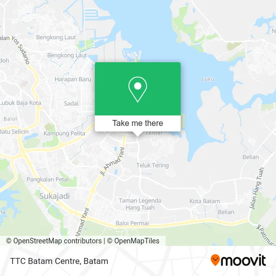 TTC Batam Centre map