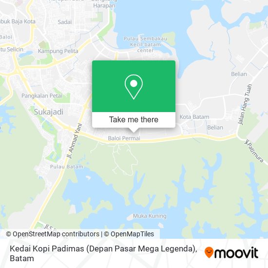 Kedai Kopi Padimas (Depan Pasar Mega Legenda) map