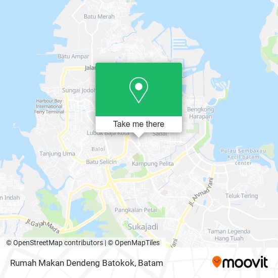 Rumah Makan Dendeng Batokok map