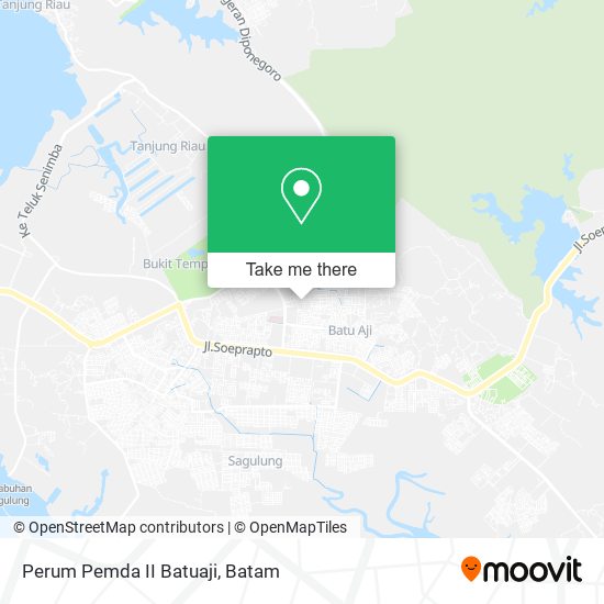 Perum Pemda II Batuaji map