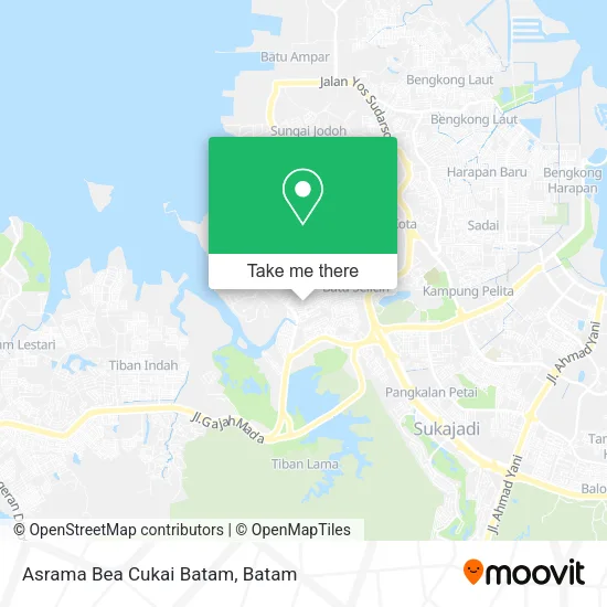 Asrama Bea Cukai Batam map