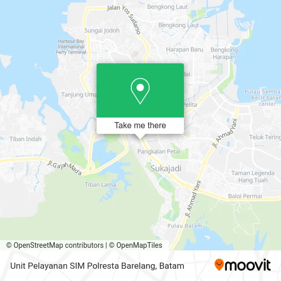 Unit Pelayanan SIM Polresta Barelang map