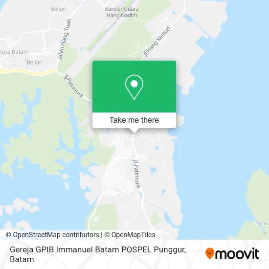 Gereja GPIB Immanuel Batam POSPEL Punggur map