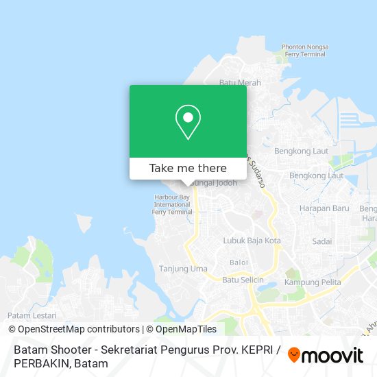 Batam Shooter - Sekretariat Pengurus Prov. KEPRI / PERBAKIN map