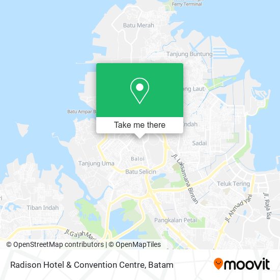 Radison Hotel & Convention Centre map